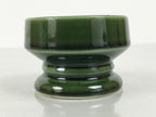 Japanese Buddhist Altar Fitting Porcelain Candle Stand Vtg Shokudai Green BA977-OT - Buddhist-chidorivintage.com