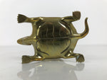 Japanese Buddhist Altar Fitting Brass Candle Stand Vtg Crane Shokudai BA942-OT - Buddhist-chidorivintage.com