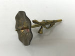 Japanese Buddhist Altar Fitting Brass Candle Stand Vtg Crane Shokudai BA942-OT - Buddhist-chidorivintage.com