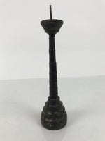 Japanese Buddhist Altar Fitting Lacquered Wood Candle Stand Vtg Shokudai BA941-OT - Buddhist-chidorivintage.com