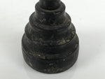 Japanese Buddhist Altar Fitting Lacquered Wood Candle Stand Vtg Shokudai BA941-OT - Buddhist-chidorivintage.com