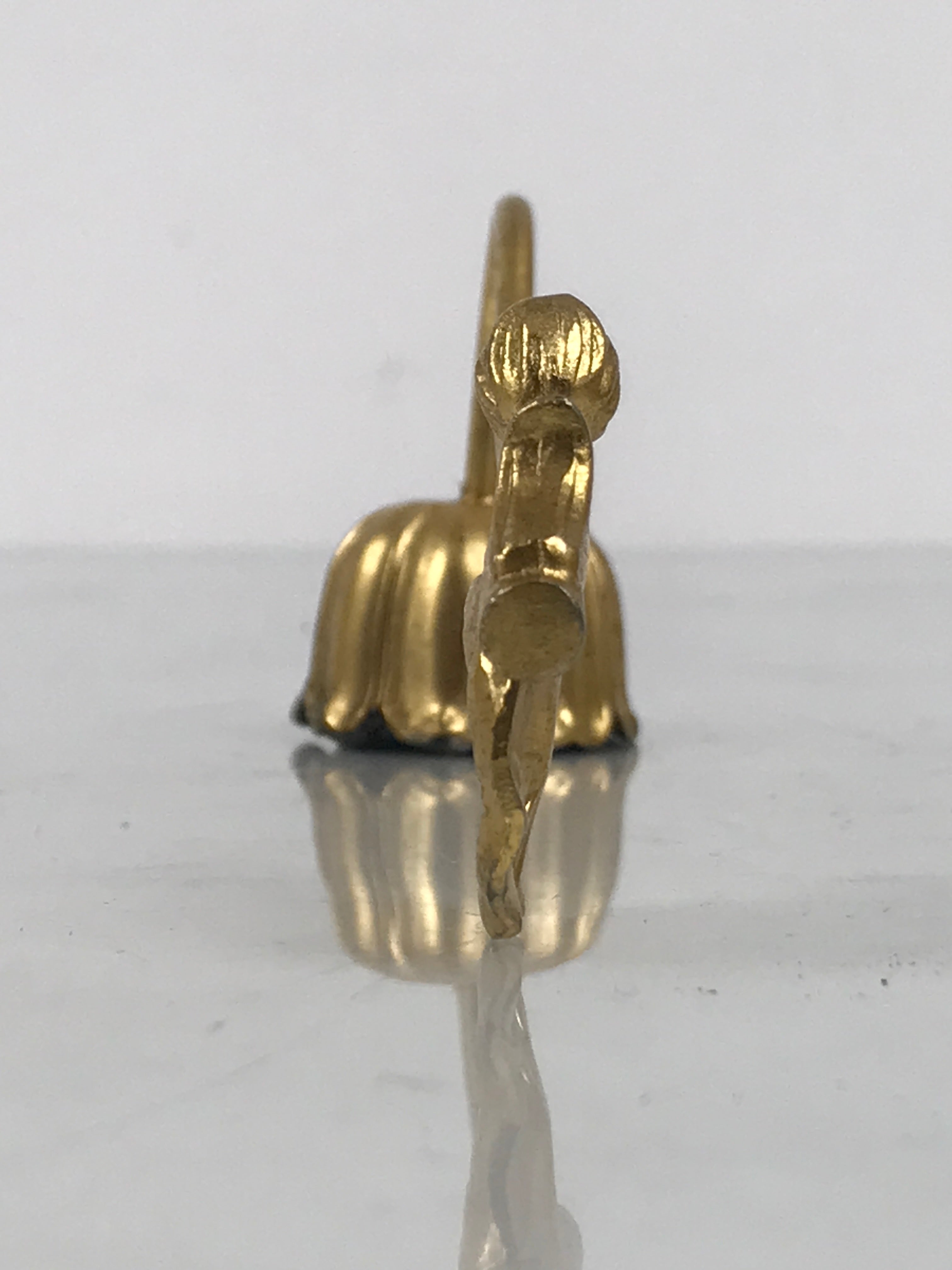 Japanese Buddhist Altar Fitting Metal Candle Snuffer Vtg Butsugu Accessory BA936-OT - Buddhist-chidorivintage.com