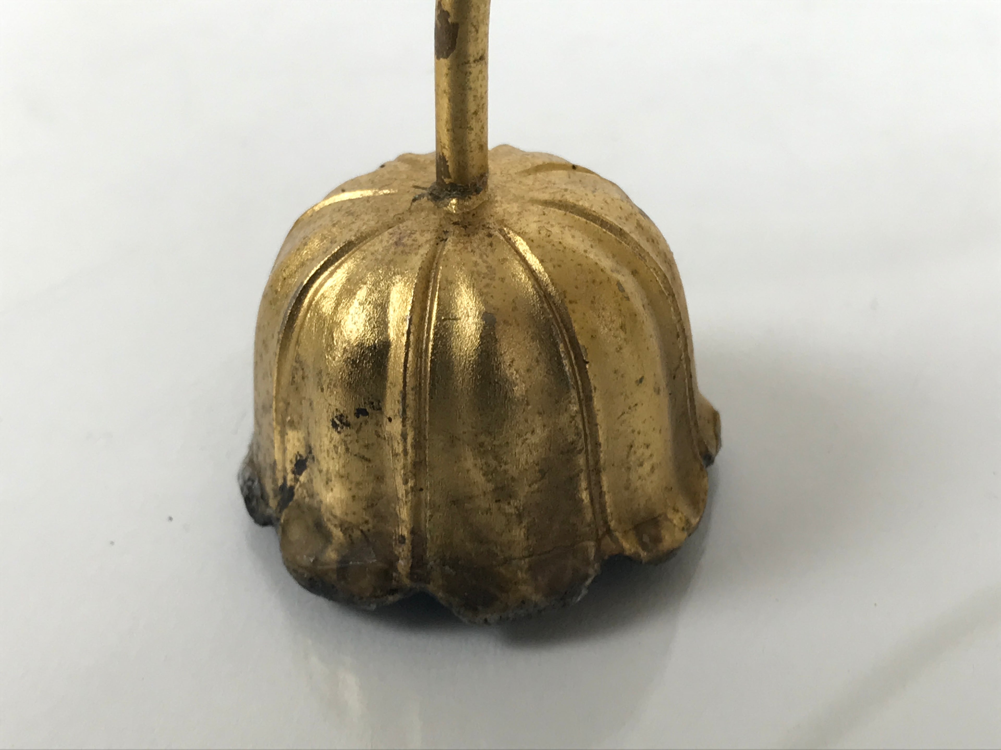 Japanese Buddhist Altar Fitting Metal Candle Snuffer Vtg Butsugu Accessory BA936-OT - Buddhist-chidorivintage.com