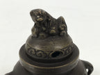 Japanese Buddhist Altar Fitting Bronze Incense Burner Vtg Koro Shishi Lion BA935-OT - Buddhist-chidorivintage.com