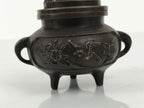 Japanese Buddhist Altar Fitting Bronze Incense Burner Vtg Koro Shishi Lion BA935-OT - Buddhist-chidorivintage.com