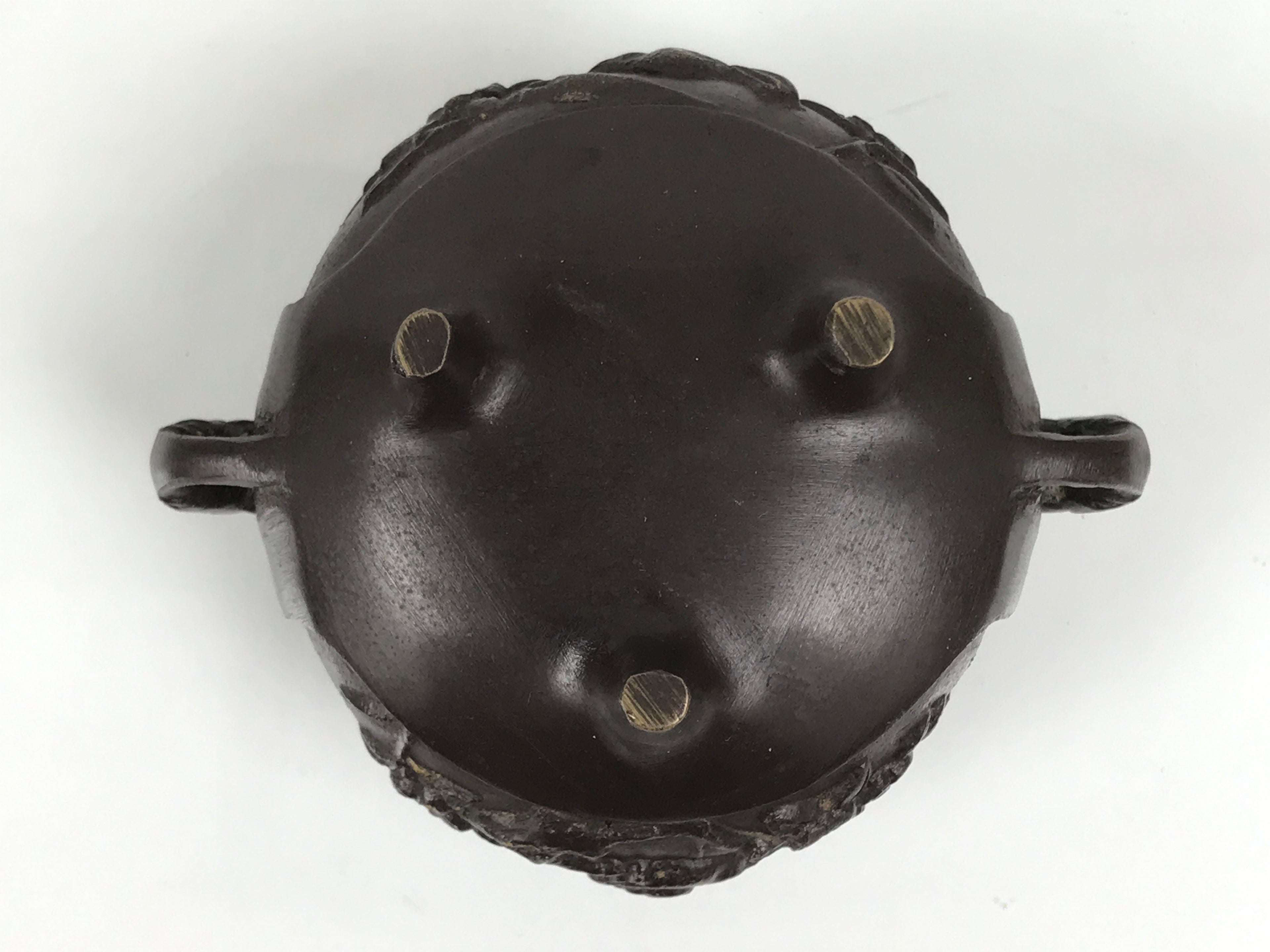 Japanese Buddhist Altar Fitting Bronze Incense Burner Vtg Koro Shishi Lion BA935-OT - Buddhist-chidorivintage.com