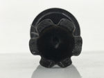 Japanese Buddhist Altar Fitting Metal Dog Candle Stand Vtg Shokudai Black BA938-OT - Buddhist-chidorivintage.com