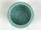 Japanese Buddhist Altar Porcelain Incense Burner Koro Vtg Celadon Blue BA932-OT - Buddhist-chidorivintage.com