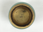 Japanese Buddhist Altar Porcelain Incense Burner Koro Vtg Celadon Blue BA933-OT - Buddhist-chidorivintage.com