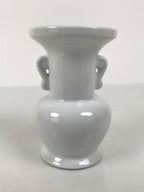 Japanese Buddhist Altar Porcelain Flower Vase Vtg Hanatate Simple White BA927-OT - Buddhist-chidorivintage.com
