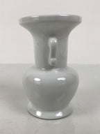 Japanese Buddhist Altar Porcelain Flower Vase Vtg Hanatate Simple White BA927-OT - Buddhist-chidorivintage.com