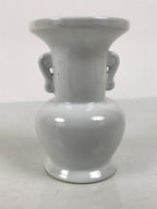 Japanese Buddhist Altar Porcelain Flower Vase Vtg Hanatate Simple White BA927-OT - Buddhist-chidorivintage.com