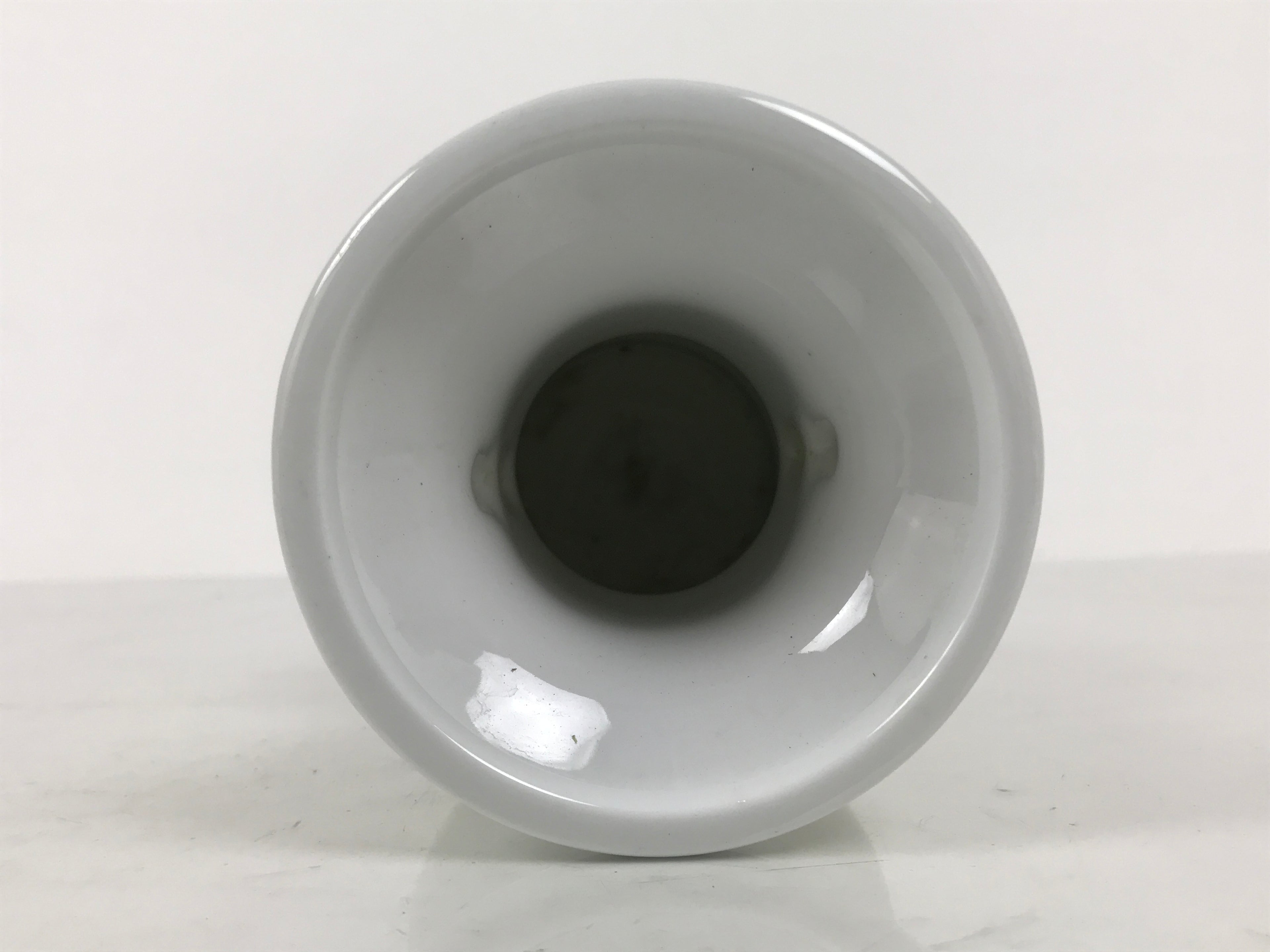 Japanese Buddhist Altar Porcelain Flower Vase Vtg Hanatate Simple White BA927-OT - Buddhist-chidorivintage.com