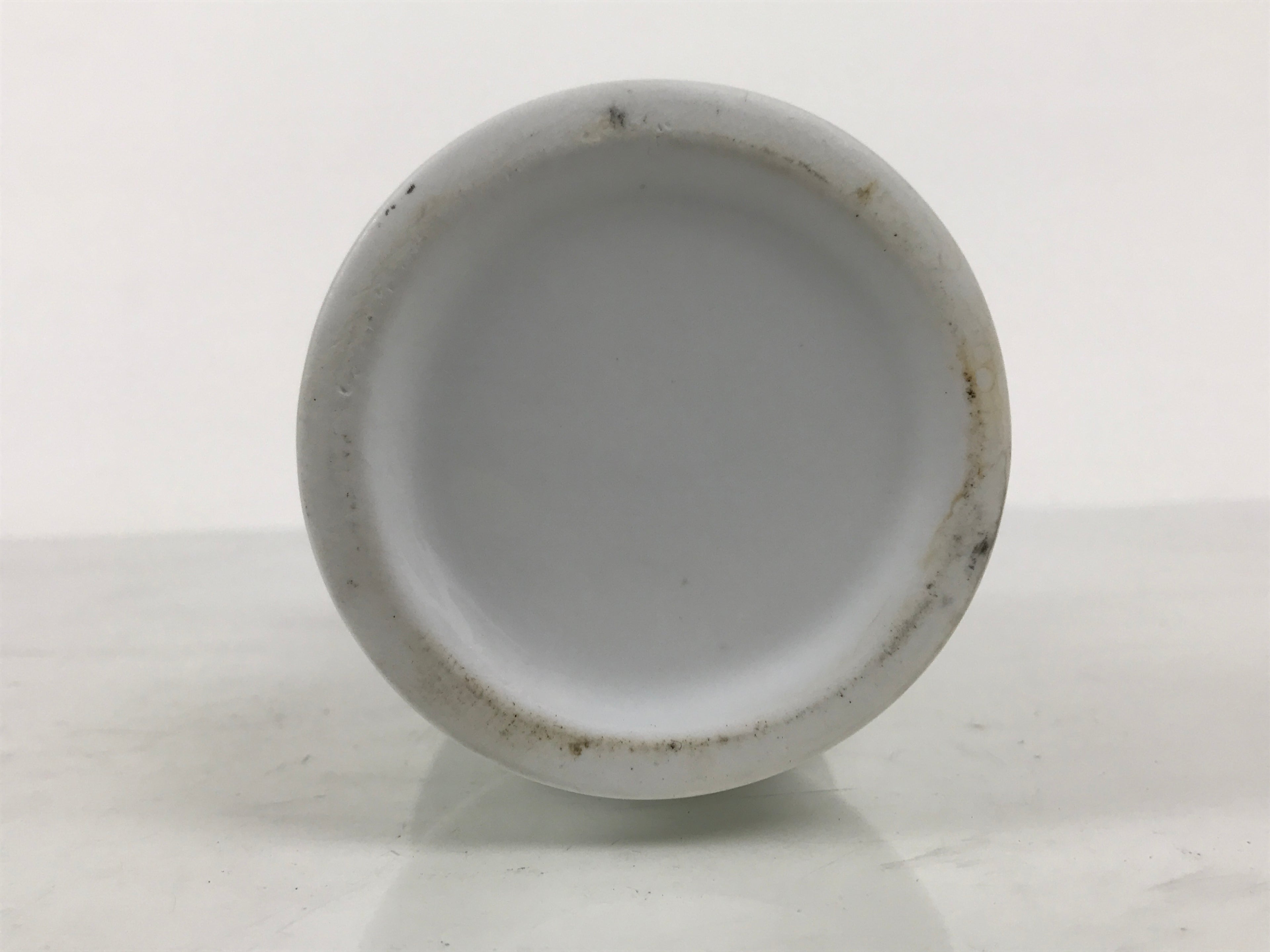 Japanese Buddhist Altar Porcelain Flower Vase Vtg Hanatate Simple White BA927-OT - Buddhist-chidorivintage.com