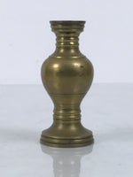 Japanese Buddhist Altar Fitting Brass Flower Vase Hanatate Butsugu Gold BA937-OT - Buddhist-chidorivintage.com