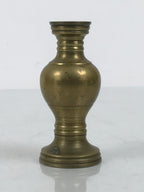 Japanese Buddhist Altar Fitting Brass Flower Vase Hanatate Butsugu Gold BA937-OT - Buddhist-chidorivintage.com