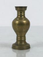 Japanese Buddhist Altar Fitting Brass Flower Vase Hanatate Butsugu Gold BA937-OT - Buddhist-chidorivintage.com