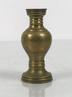 Japanese Buddhist Altar Fitting Brass Flower Vase Hanatate Butsugu Gold BA937-OT - Buddhist-chidorivintage.com