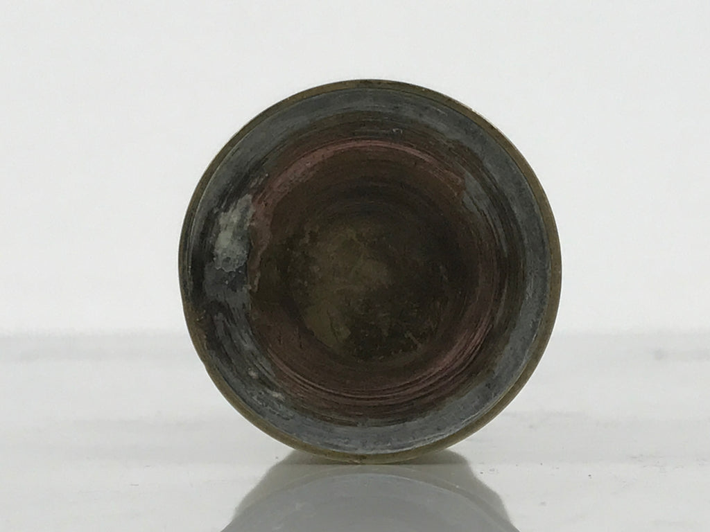 Japanese Buddhist Altar Fitting Brass Flower Vase Hanatate Butsugu Gold BA937-OT - Buddhist-chidorivintage.com