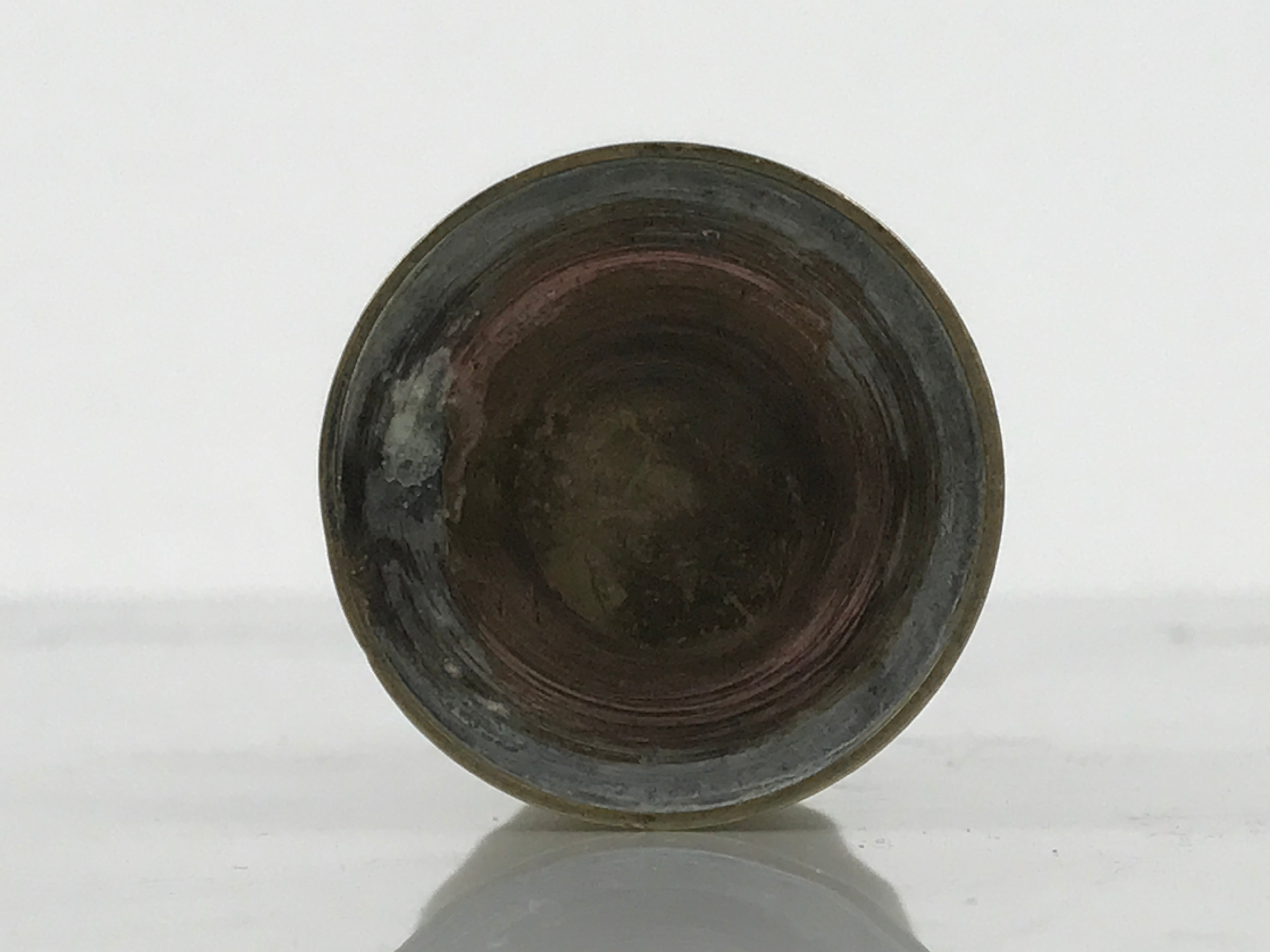 Japanese Buddhist Altar Fitting Brass Flower Vase Hanatate Butsugu Gold BA937-OT - Buddhist-chidorivintage.com