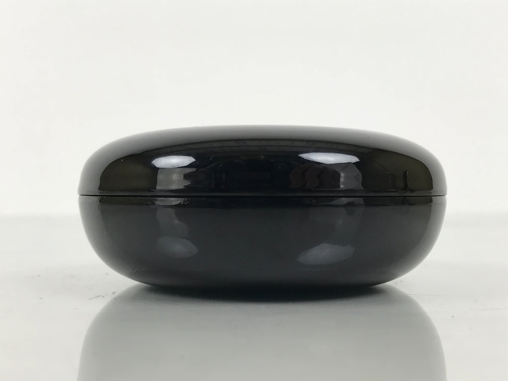 Japanese Buddhist Altar Fitting Resin Incense Container Kogo Simple Black BA939-OT - Buddhist-chidorivintage.com