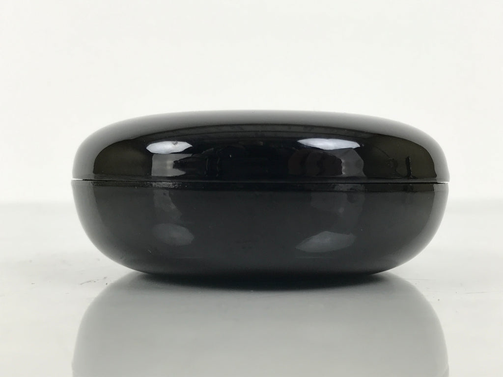 Japanese Buddhist Altar Fitting Resin Incense Container Kogo Simple Black BA939-OT - Buddhist-chidorivintage.com