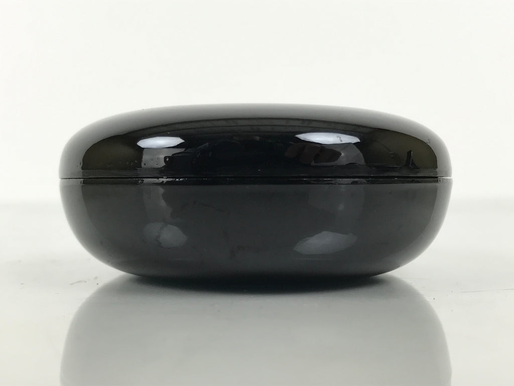 Japanese Buddhist Altar Fitting Resin Incense Container Kogo Simple Black BA939-OT - Buddhist-chidorivintage.com