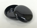 Japanese Buddhist Altar Fitting Resin Incense Container Kogo Simple Black BA939-OT - Buddhist-chidorivintage.com