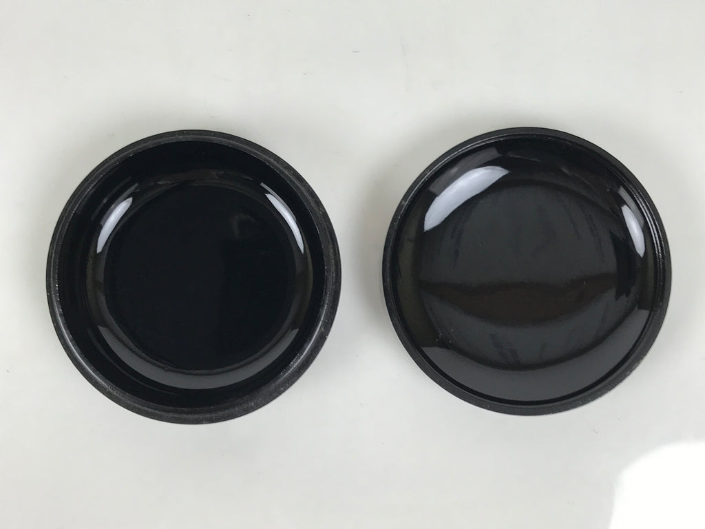 Japanese Buddhist Altar Fitting Resin Incense Container Kogo Simple Black BA939-OT - Buddhist-chidorivintage.com