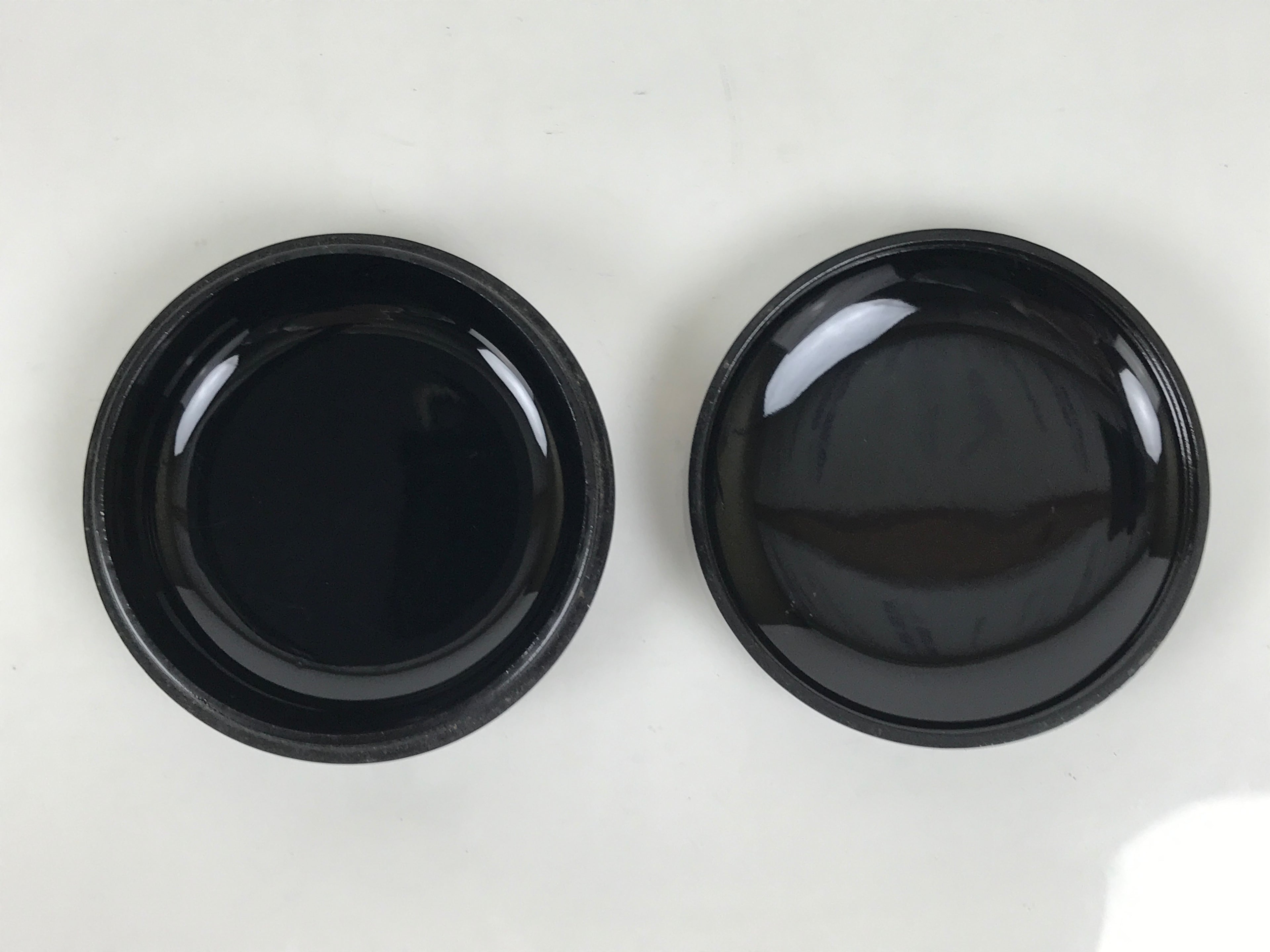 Japanese Buddhist Altar Fitting Resin Incense Container Kogo Simple Black BA939-OT - Buddhist-chidorivintage.com