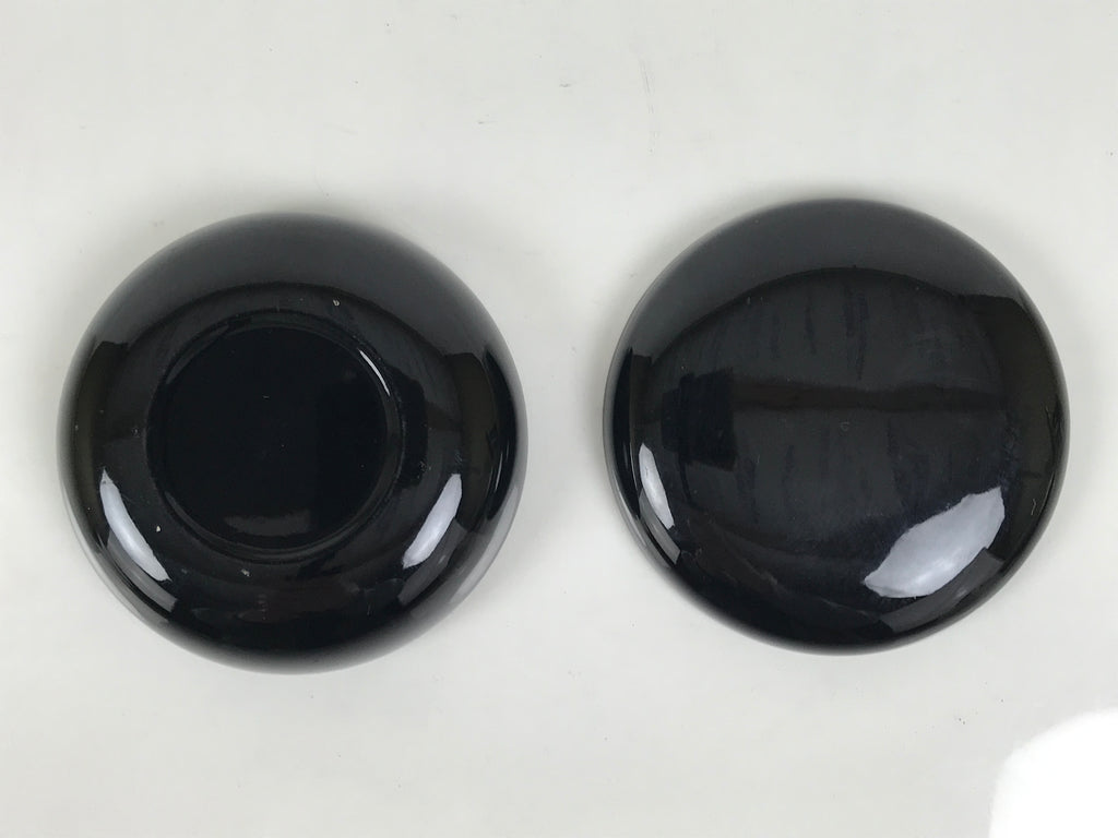 Japanese Buddhist Altar Fitting Resin Incense Container Kogo Simple Black BA939-OT - Buddhist-chidorivintage.com