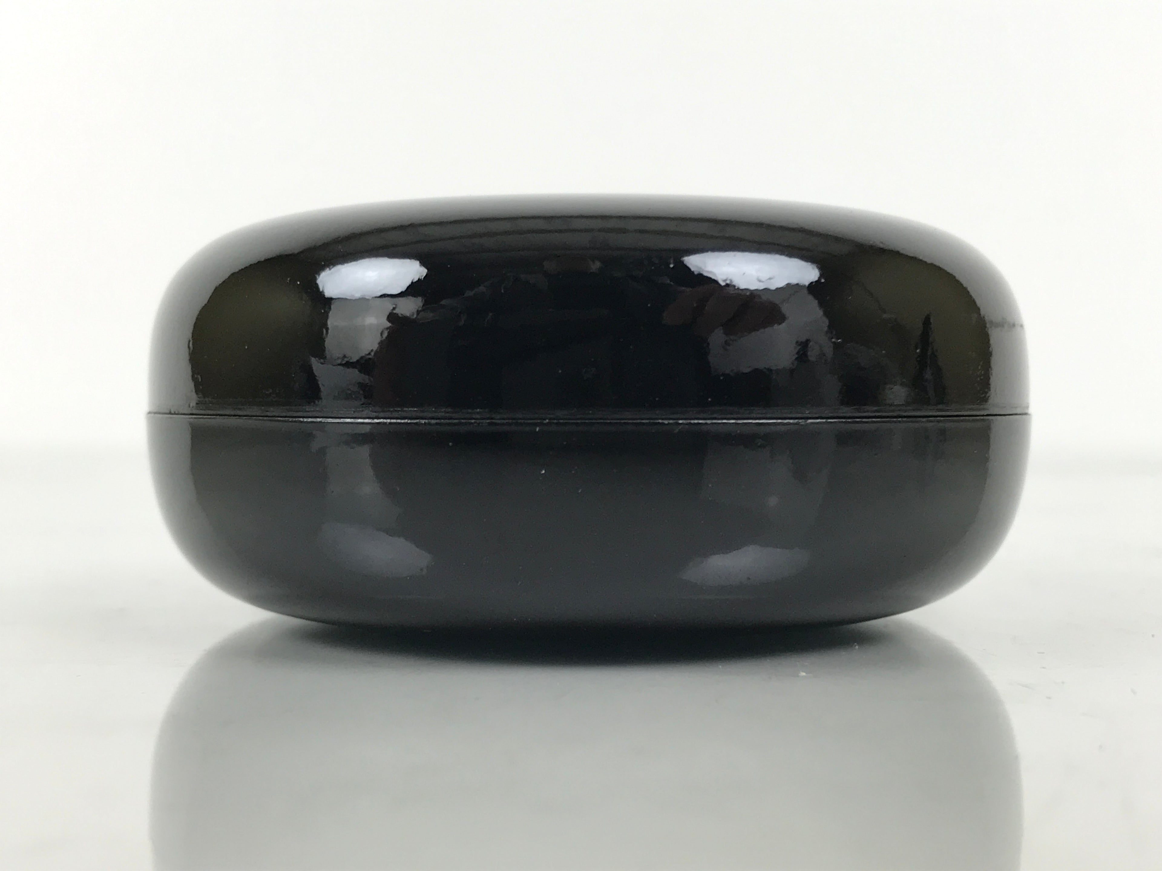 Japanese Buddhist Altar Fitting Resin Incense Container Kogo Black Gold BA940-OT - Buddhist-chidorivintage.com