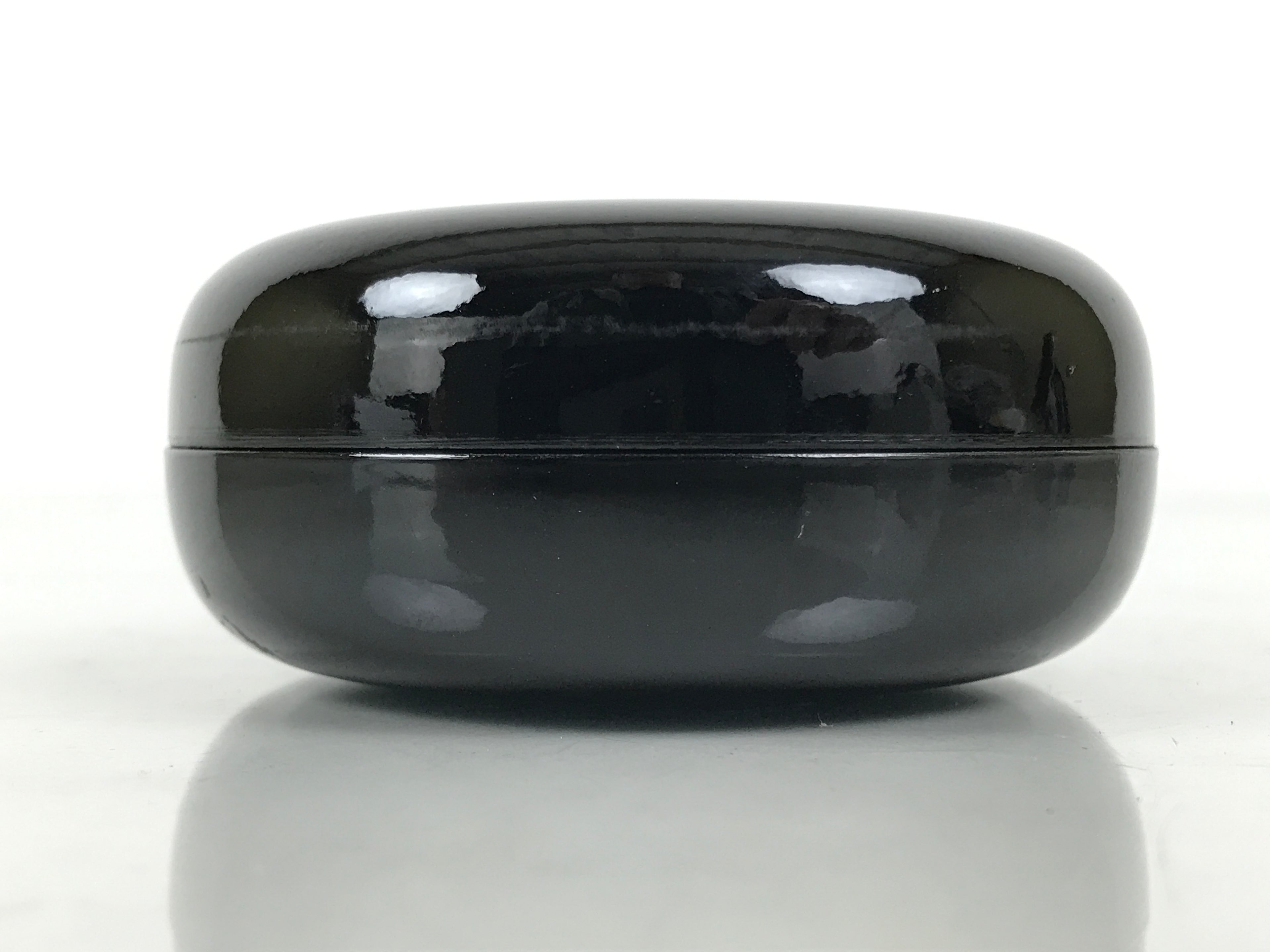 Japanese Buddhist Altar Fitting Resin Incense Container Kogo Black Gold BA940-OT - Buddhist-chidorivintage.com