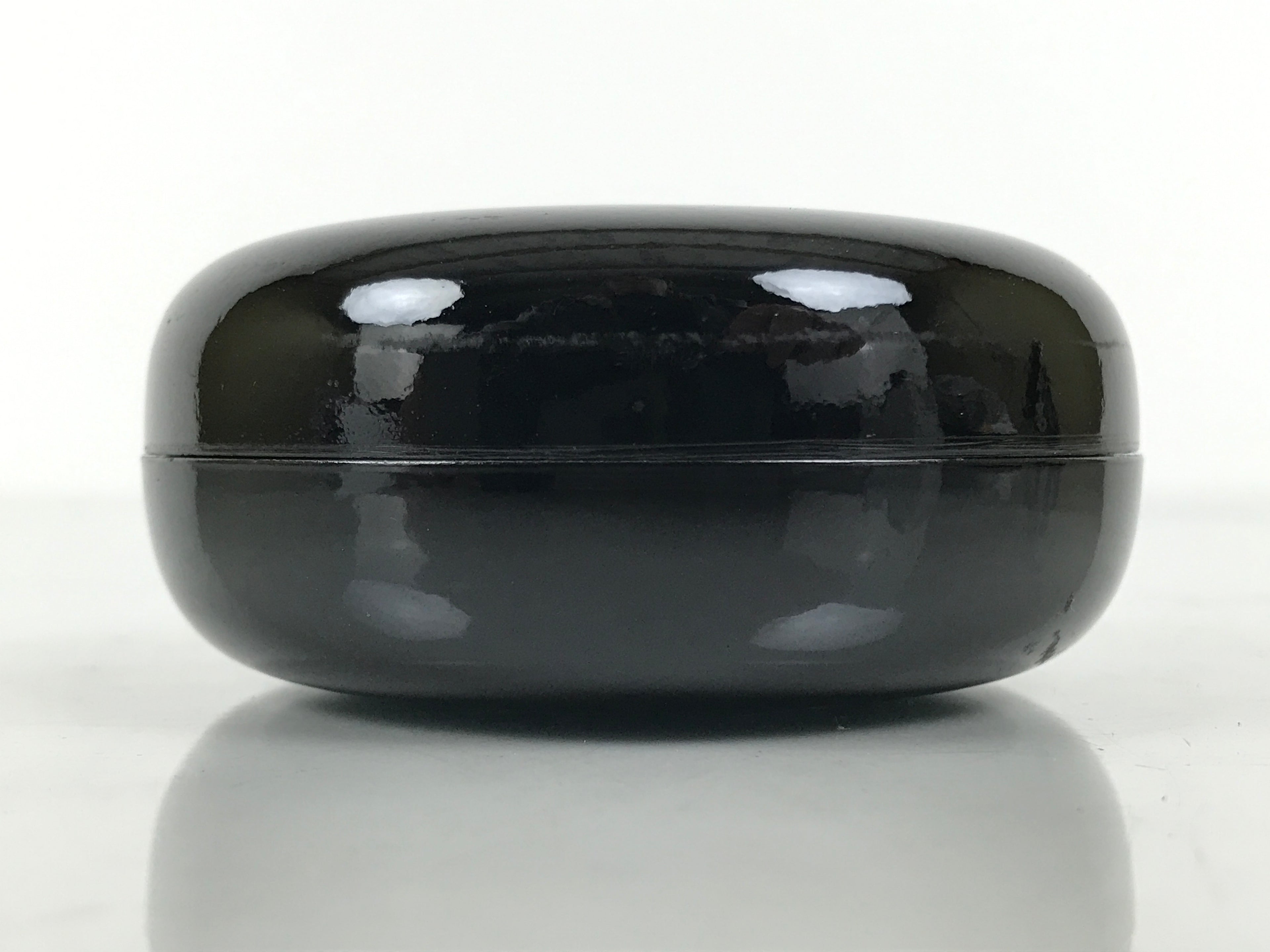 Japanese Buddhist Altar Fitting Resin Incense Container Kogo Black Gold BA940-OT - Buddhist-chidorivintage.com