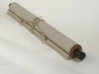 Japanese Hanging Scroll Kakejiku Vtg Black Calligraphy Poem Kanji KJ195-AD - Scroll-chidorivintage.com