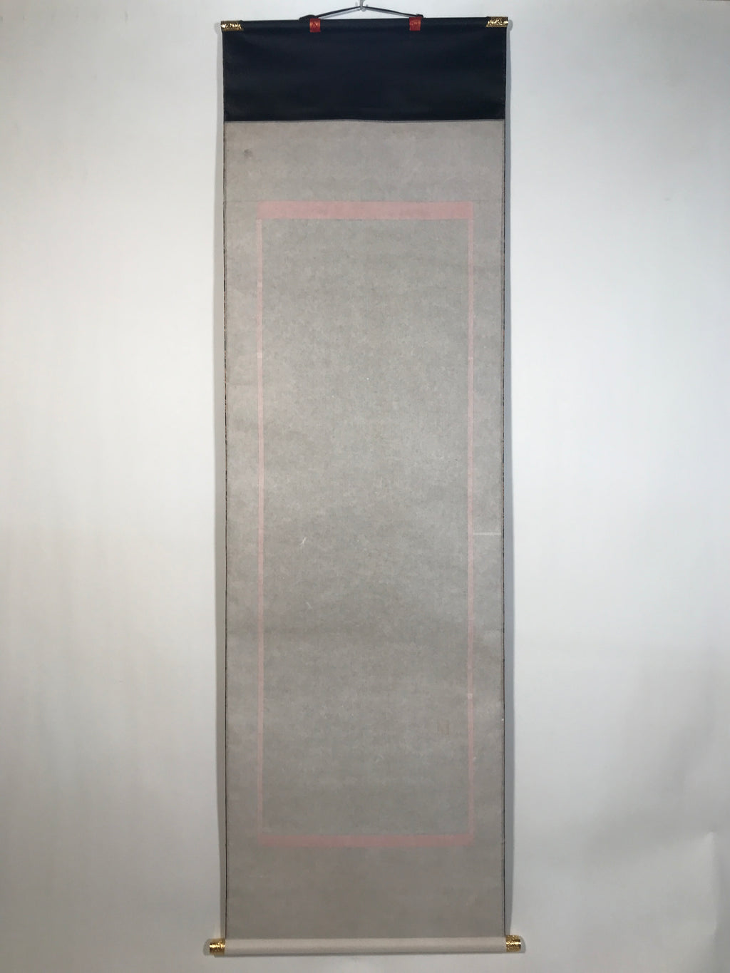 Japanese Hanging Scroll Kakejiku Vtg Heart Sutra Calligraphy Buddhist KJ196-AD - Scroll-chidorivintage.com