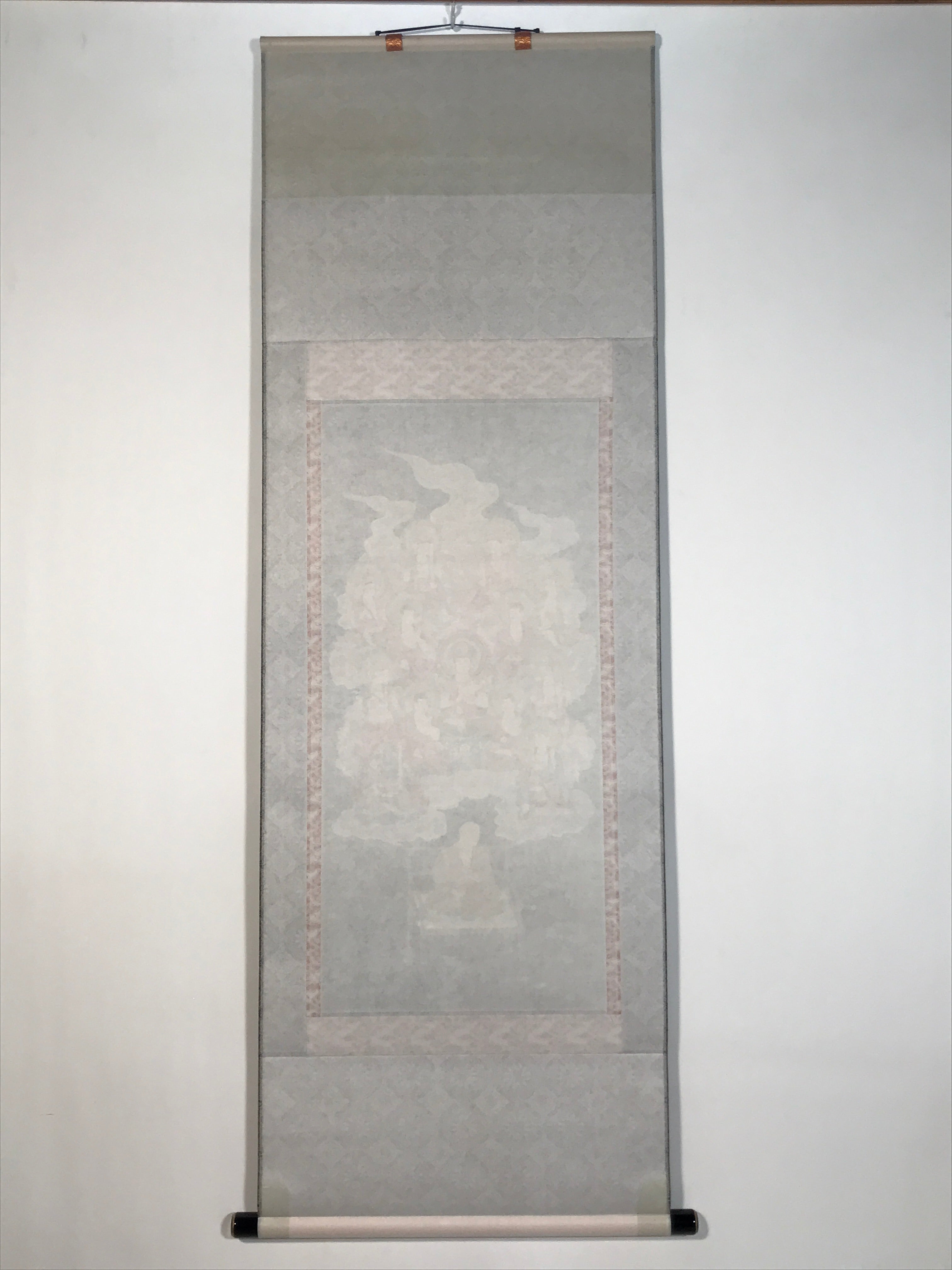 Japanese Hanging Scroll Kakejiku Vtg Shingon Thirteen Buddhas Buddhist KJ197-AD - Scroll-chidorivintage.com