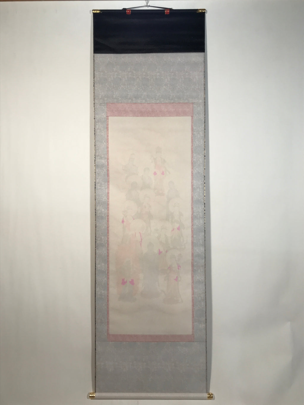 Japanese Hanging Scroll Kakejiku Vtg Shingon Thirteen Buddhas Buddhist KJ198-AD - Scroll-chidorivintage.com