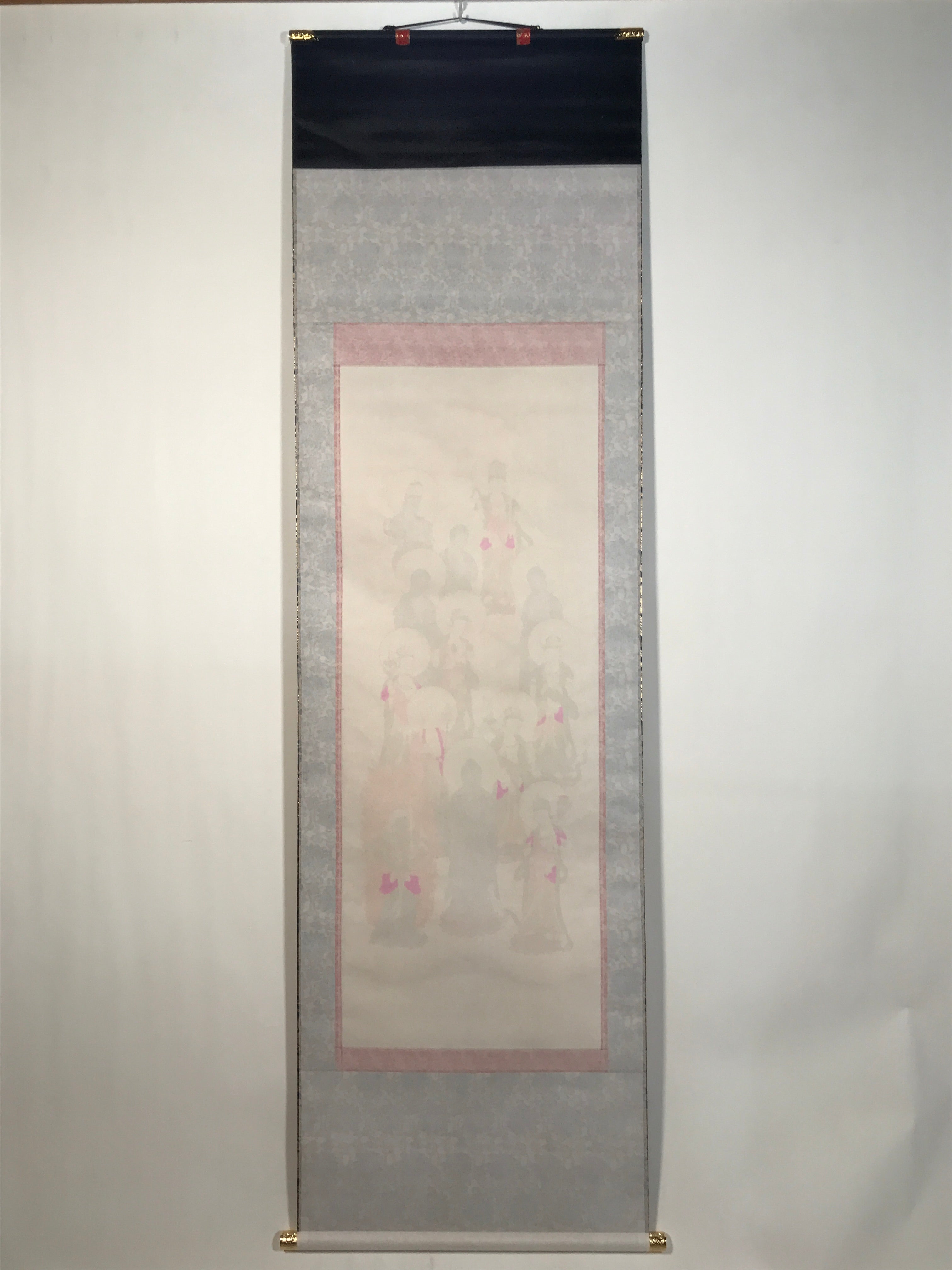 Japanese Hanging Scroll Kakejiku Vtg Shingon Thirteen Buddhas Buddhist KJ198-AD - Scroll-chidorivintage.com