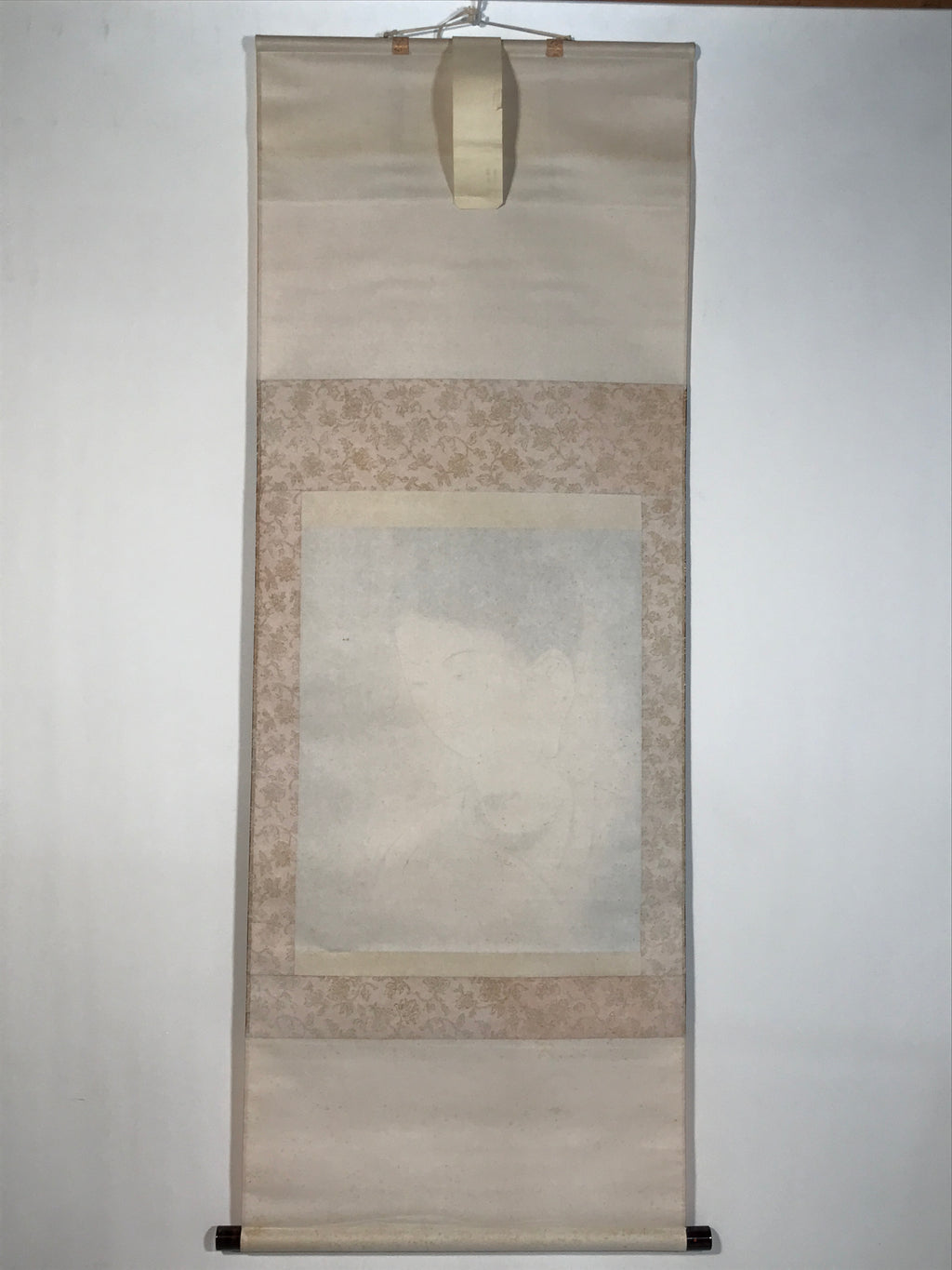 Japanese Hanging Scroll Kakejiku Vtg Buddhist Deity Portrait Kannon Color KJ200-AD - Scroll-chidorivintage.com