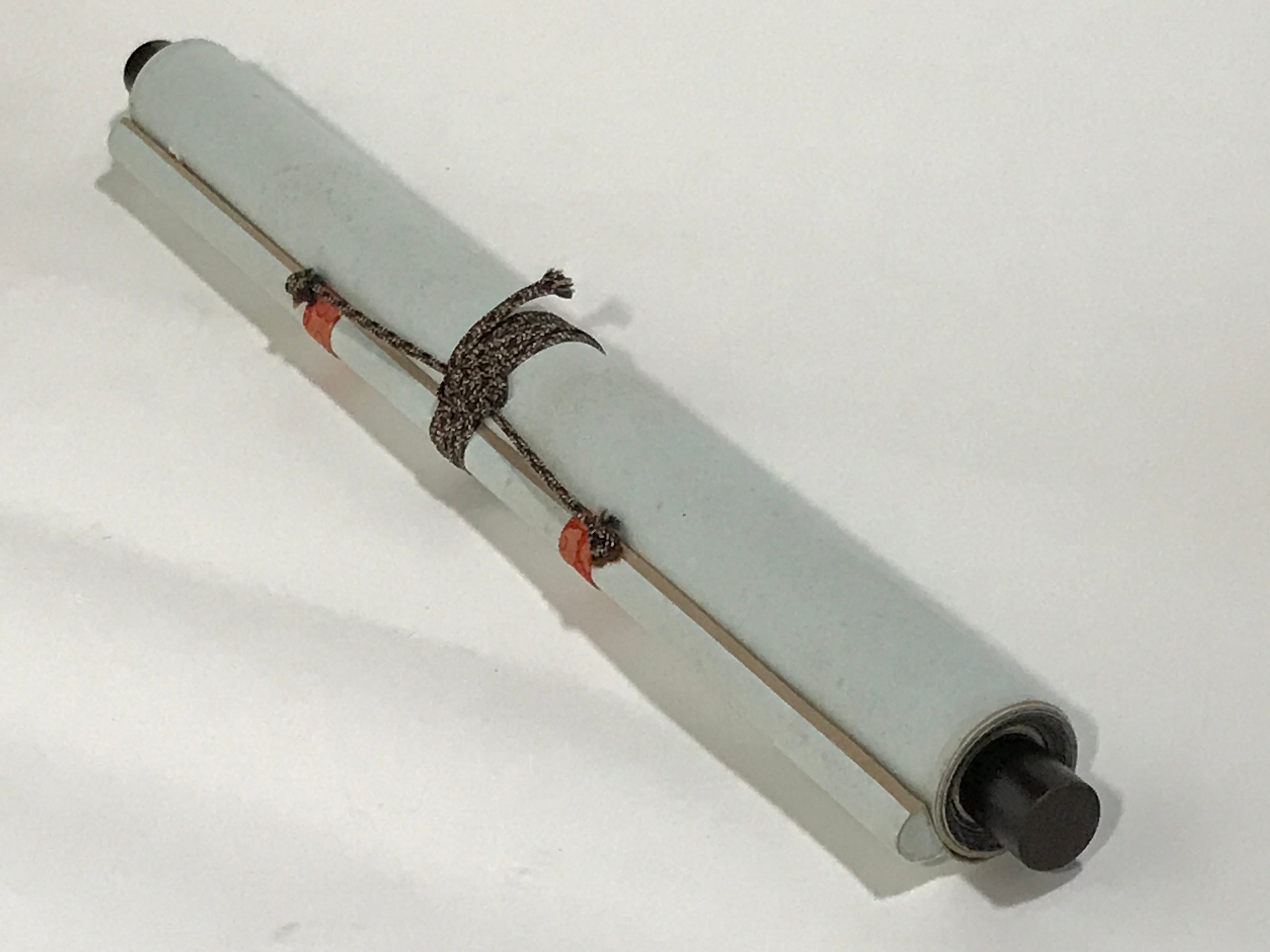 Japanese Hanging Scroll Kakejiku Vtg Thirteen Buddhas Buddhist Black Gold KJ201-AD - Scroll-chidorivintage.com