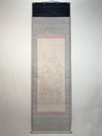 Japanese Hanging Scroll Kakejiku Vtg Thirteen Buddhas Buddhist Color Gold KJ204-AD - Scroll-chidorivintage.com