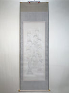 Japanese Hanging Scroll Kakejiku Vtg Thirteen Buddhas Buddhist Color Gold KJ205-AD - Scroll-chidorivintage.com