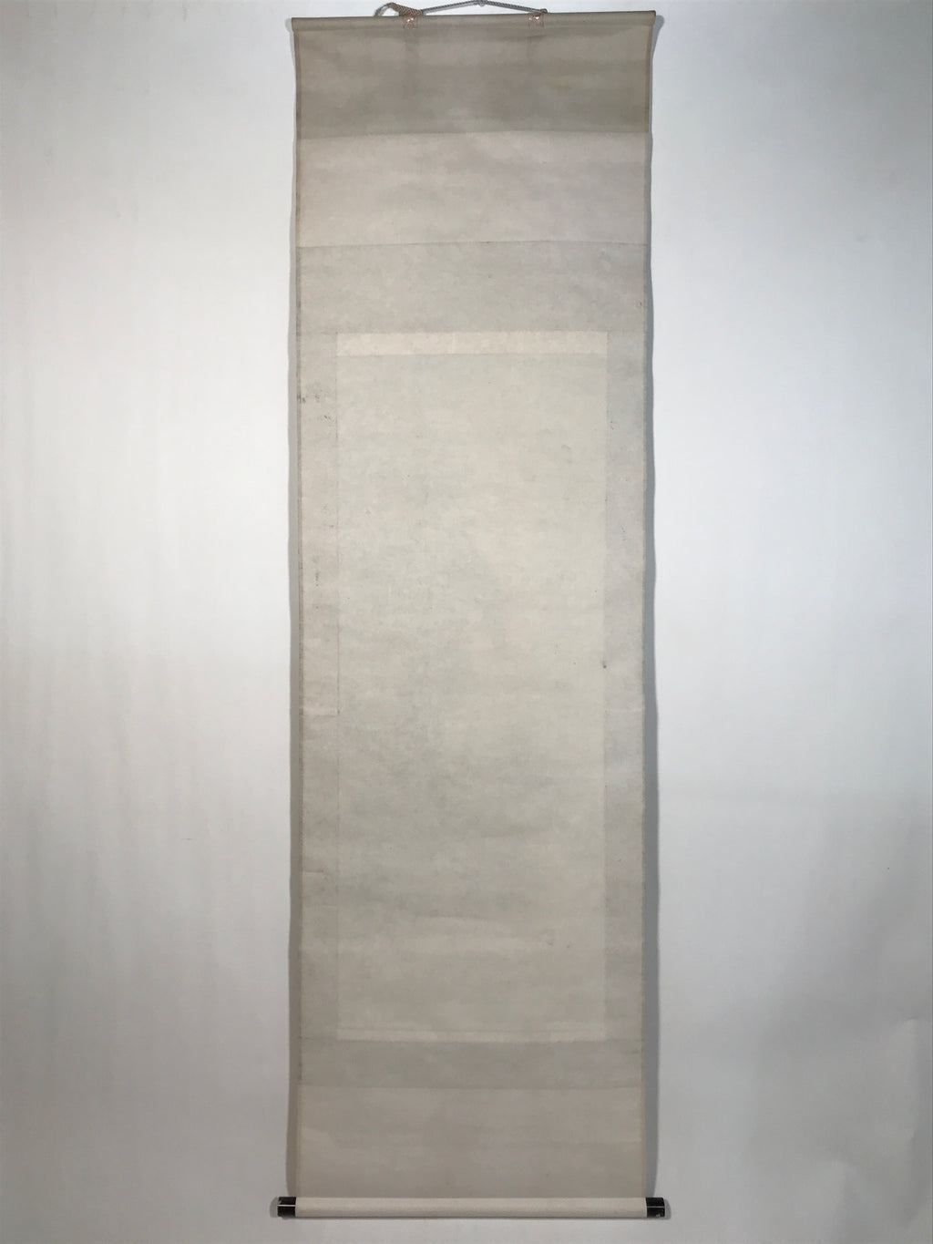 Japanese Hanging Scroll Kakejiku Vtg Two Owls Pine Tree Moonlight Color KJ206-AD - Scroll-chidorivintage.com
