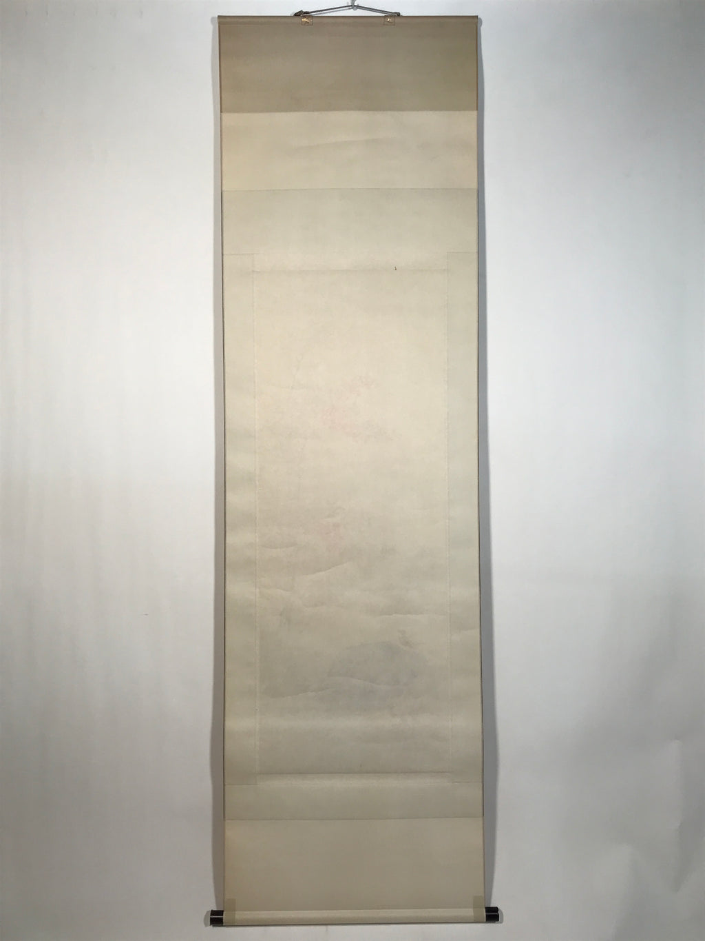 Japanese Hanging Scroll Kakejiku Vtg Nandina Plant Sparrow Birds Winter KJ210-AD - Scroll-chidorivintage.com