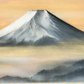 Japanese Hanging Scroll Kakejiku Vtg Mt Fuji Clouds Snow Monotone Color KJ216-AD - Scroll-chidorivintage.com