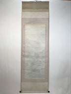 Japanese Hanging Scroll Kakejiku Vtg Sansui Landscape Trees Mountain River KJ218-AD - Scroll-chidorivintage.com