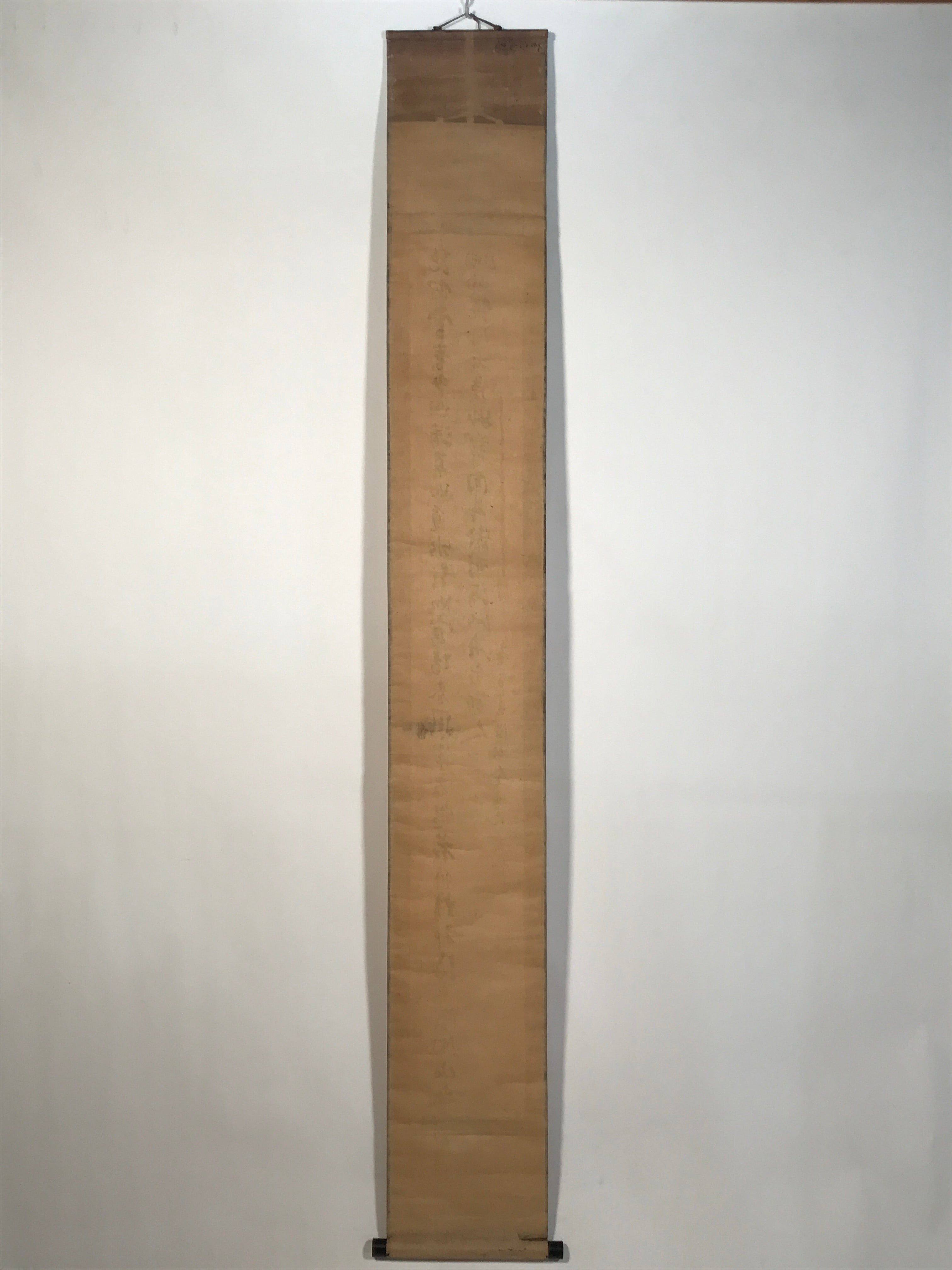 Japanese Hanging Scroll Kakejiku Vtg Chinese Poetry Kanbun Calligraphy KJ221-AD - Scroll-chidorivintage.com