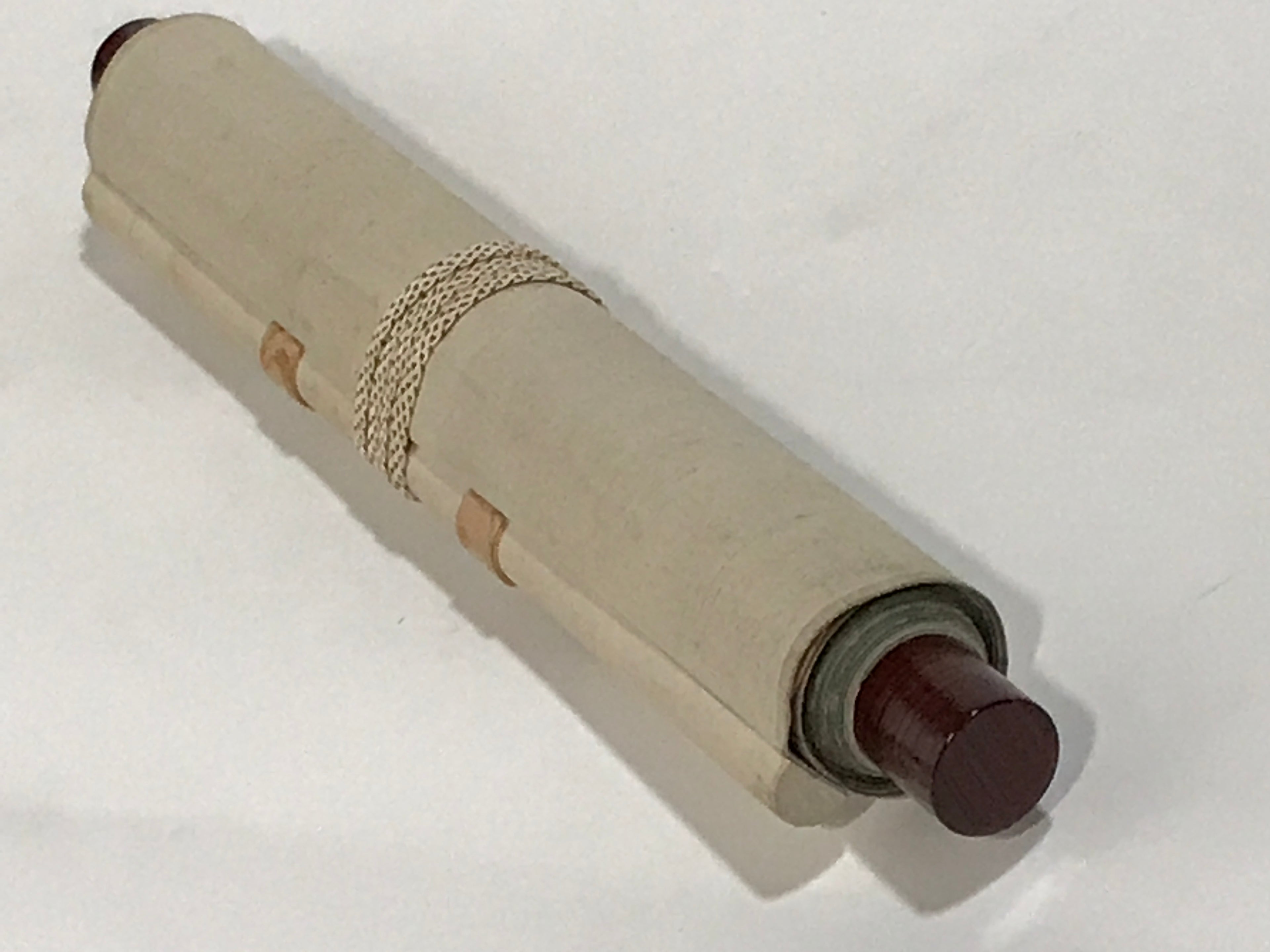 Japanese Hanging Scroll Kakejiku Vtg Vertical Calligraphy Kanji Characters KJ222-AD - Scroll-chidorivintage.com