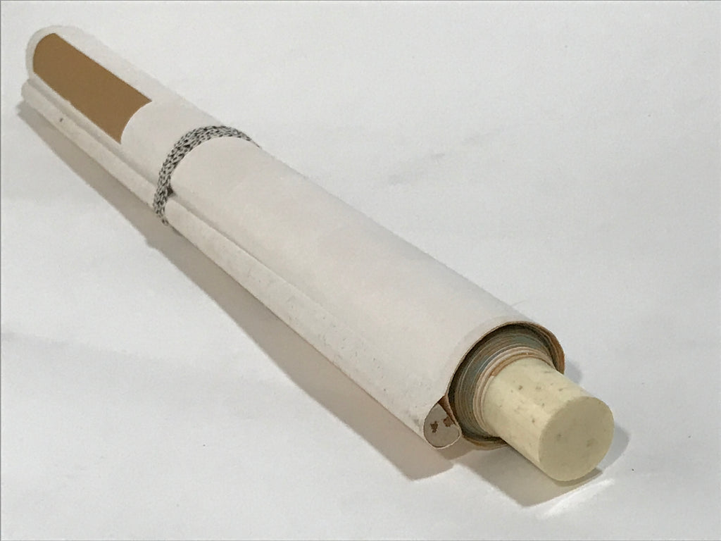 Japanese Hanging Scroll Vtg Kakejiku Ancient Knowledge Kanshi Calligraphy KJ224-AD - Scroll-chidorivintage.com